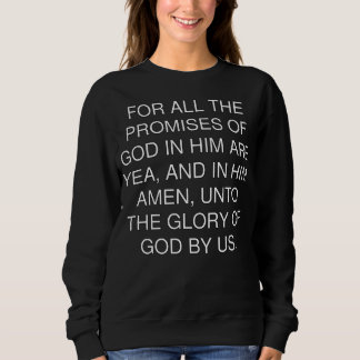 Camiseta 2 Coríntios 1:20 Promessas de Deus Sim e Amém