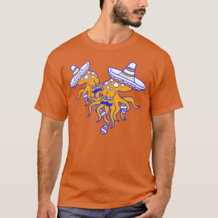 Camiseta 2 cultura de polvo meican chapéu banda de música e