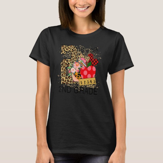 Camiseta 2 É Destinado A Professores De Xadrez Leopardo De  (Frente)
