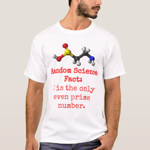 Camiseta 2 É O Único Primeiro Número - Fato Científico