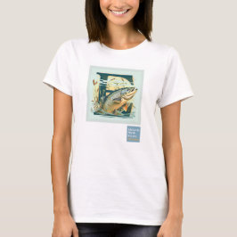Camiseta 2 Edmonds Marsh SALMON, de MULHERES