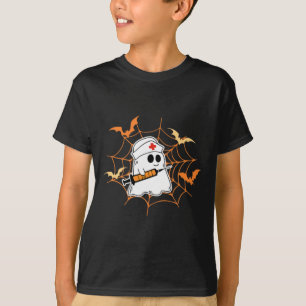 Camiseta 2 Fantasmas Lados E Corajosos No Hallowee Da Era D