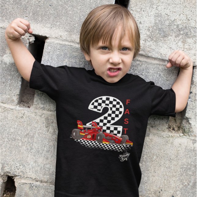 Camiseta 2 fast Second Birthday Super Car  (Criador carregado)