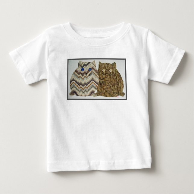 Camiseta 2 Gatos Gordos #1 (Frente)