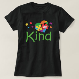 Camiseta 2 Lados Autismo Sensibilização Seja Quebra-cabeça