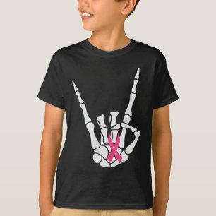Camiseta (2 Lados) Cancer De Mama É Halloween Engraçado De 