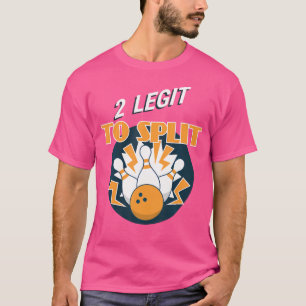 Camiseta 2 Legendas Para Dividir Boliches Engraçadas