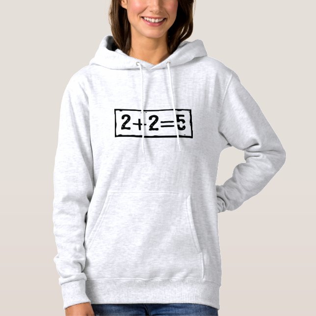 Camiseta 2 mais 2 é igual a 5 (Frente)