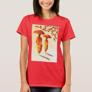 Camiseta 2 monges budistas Laotian