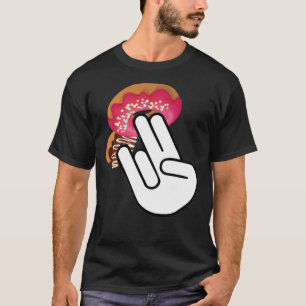 Camiseta 2 No Rosa 1, No Fusível Gif De Rosquinha Suja