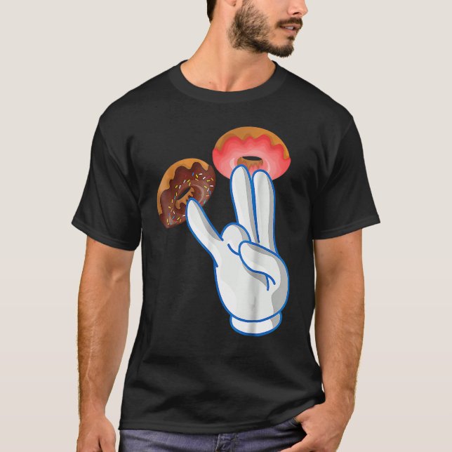 Camiseta 2 No Rosa 1 No Humor Adulto Engraçado (Frente)