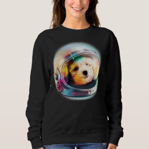 Camiseta 2 Poodle Puppy Em Astronauta Galáxia Espacial Do C