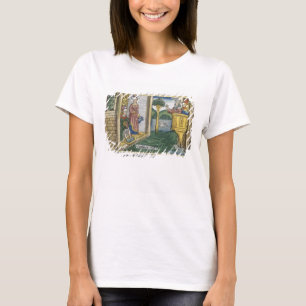 Camiseta 2 Samuel 11 1-5 David vêem Bathsheba banhar-se, d