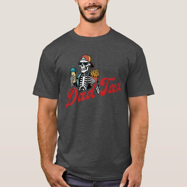 Camiseta 2 SIDE Dada Making Sure Its Not Poison Skeleton Da (Frente)