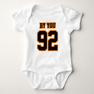 Camiseta 2 Side WHITE BLACK ORANGE BodyPROCESSO Jersey