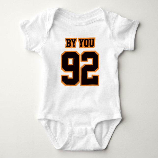 Camiseta 2 Side WHITE BLACK ORANGE BodyPROCESSO Jersey (Frente)