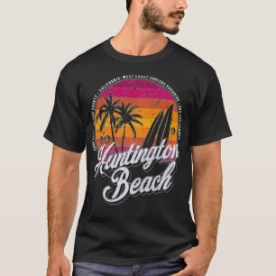 Camiseta 2 Sided Huntington Beach Surf City California Vint