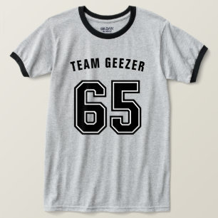Camiseta 2 Sided Number 65 Ringer