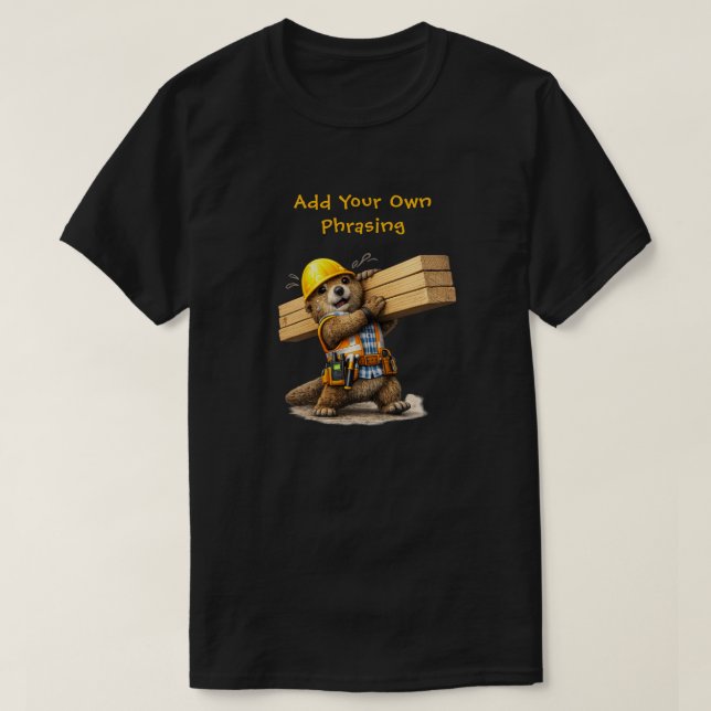 Camiseta "2 x 4's" (Frente do Design)