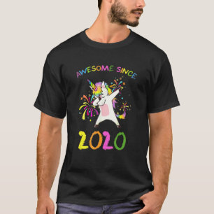 Camiseta 2 Years Old 2nd Birthday Awesome Since 2020 Unicor