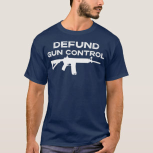 Camiseta 2A Emenda De segundo Defund Gun Control Proprietá
