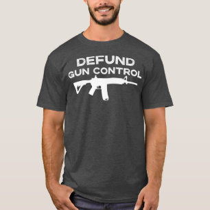 Camiseta 2A Emenda De segundo Defund Gun Control Proprietár