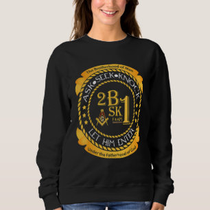 Camiseta 2b1ask1 Pergunte Knock Deixe-O Entrar Na Fé Masôni