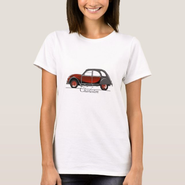 Camiseta 2CV Citroen Charleston (Frente)