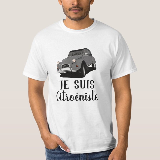 Camiseta 2CV - Eu sou  (Frente)