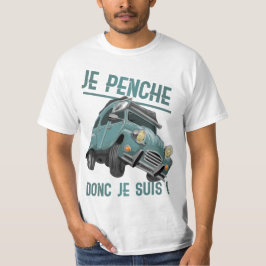 Camiseta 2CV inclinado