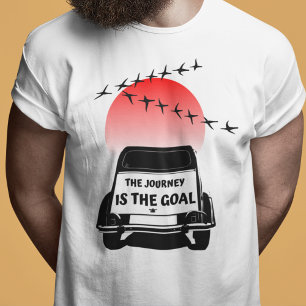 Camiseta 2CV Oldtimer Sunset - A jornada é o objetivo