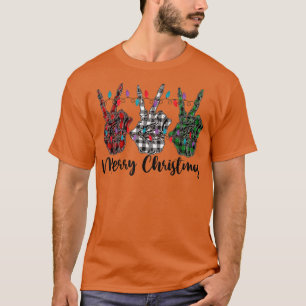 Camiseta 2kjP Feliz Natal Xmas Xadrez Buffalo Esqueleto X