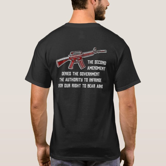 Camiseta 2nd Amendment Gun Rights (Verso)