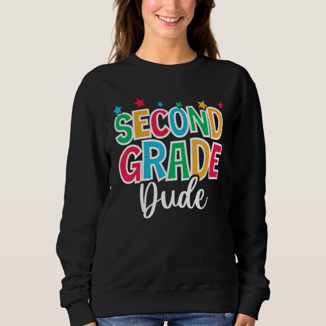 Camiseta 2nd Grade Dude First Day of School Welcome Back to (Frente)