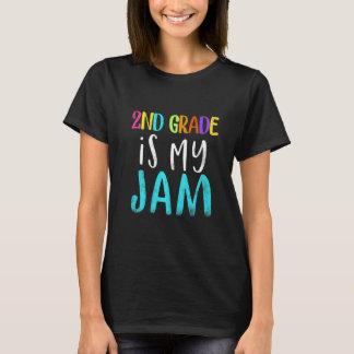 Camiseta 2nd grade is my jam teacher 2nd grade teacher appr