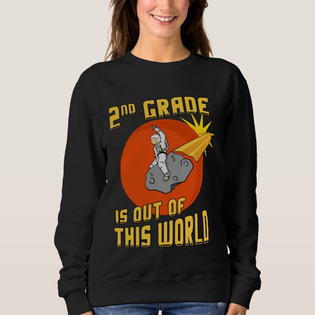 Camiseta 2nd Grade is Out of this World Astronaut (Frente)