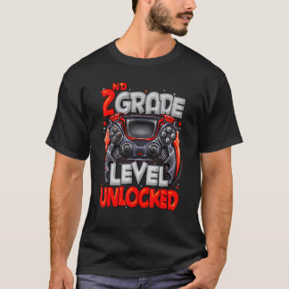 Camiseta 2nd Grade Level Unlocked Game On 2nd Grade Back To
