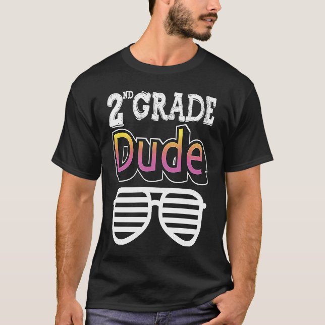 Camiseta 2nd Grade Squad Crew Team Back School Graduation T (Frente)