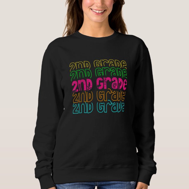 Camiseta 2nd Grade Teacher Second Grader Educator Back To S (Frente)