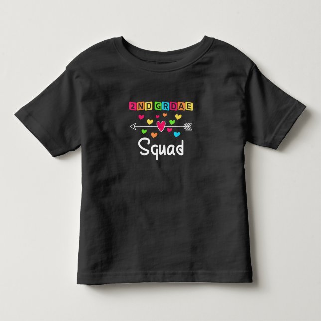 Camiseta 2nd grade Teacher Shirts School Team Second Grade (Frente)