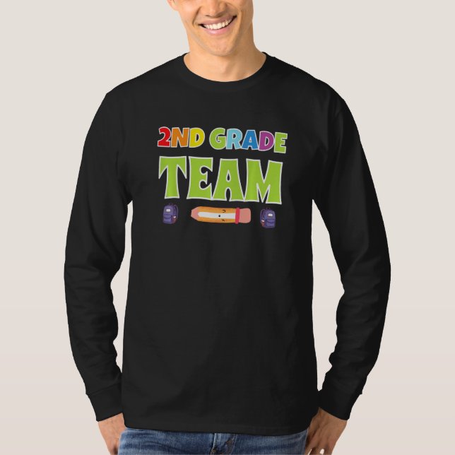 Camiseta 2nd Grade Team Second Grade 2nd Class Boys (Frente)