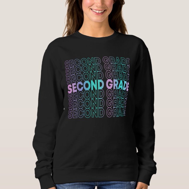 Camiseta 2nd Second Grade Happy First Day Of School Back To (Frente)