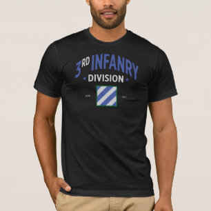 Camiseta 3ª Divisão de Infantaria - Militar dos Estados Uni