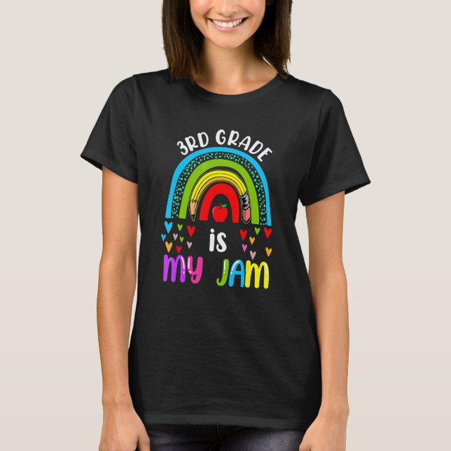 Camiseta 3ª Série É Minha Paixão Lápis Arco-Íris Volta às A (Frente)