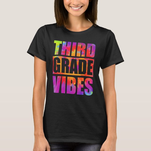 Camiseta 3ª Série Tie Dye Professores Alunos Volta às Aulas (Frente)
