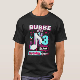Camiseta 3º Aniversário Musical Da Rainha BUBBE