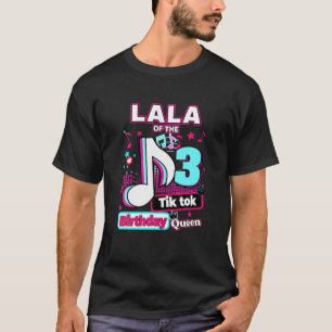 Camiseta 3º Aniversário Musical Da Rainha De LALA
