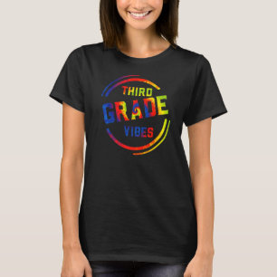 Camiseta 3º ano de idade vibra 1º dia de escola de volta à