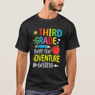 Camiseta 3º ano Onde a Aventura Começa Terceiro Aluno