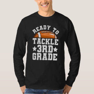 Camiseta 3º ano primeiro dia de escola pronto para enfrenta